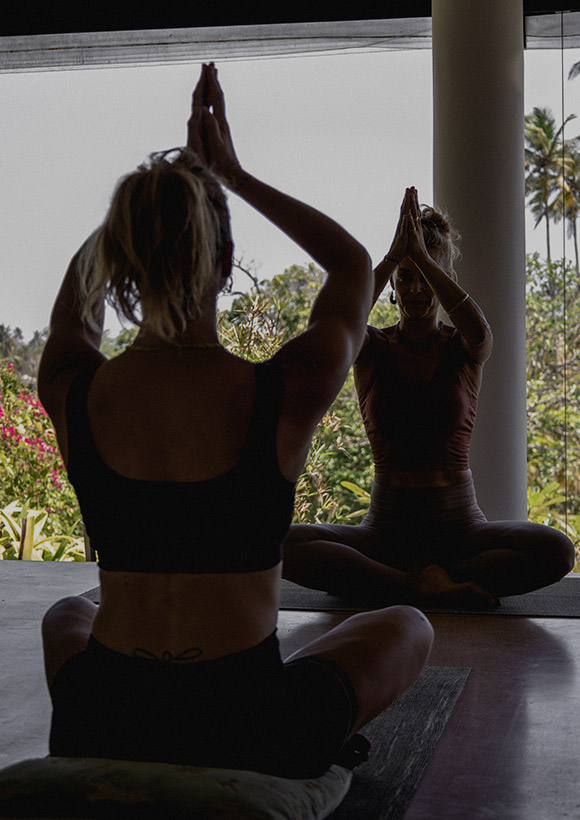Yoga session